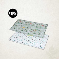 놀이방매트 숲속캠프 테라죠 양면 대형 거실 층간소음방지 1개입