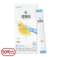 링포티 에너지 수분 충전 레몬맛 특허유산균 함유, 10개, 110g