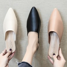 스틸레토 물 슬리퍼 무지 사무실 여성단화 블로퍼 LT-1