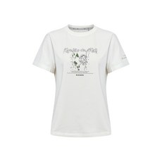 EIDER 아이더 HERITAGE 여성 반팔 라운드 티셔츠White DWM26234W2 1821574