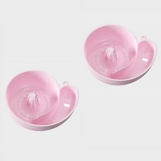 과일세척바구니 야채 세척볼 자동 과일세척 야채세척, 체리블라썸핑크 [2개], 기본 색상