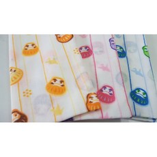 萊亞生活館 彩虹毛巾 台灣製造 604 雙層紗 紗布手帕長巾-不倒翁, 粉紅, 1個