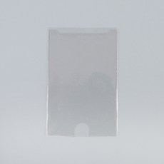 [FullyJully Shop] 투명 PVC 명함 사이즈 가로형 세로형 겸용 부착 포스트 포켓 속지 인쇄물 교체 기념품, 1개