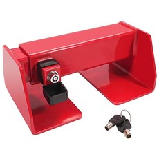 Rogierra 튼튼한 배송 컨테이너 잠금 장치 도난 방지 강철 구조 중장비용 키 2개 세미 트레일러 트럭 및 컨테이너용 카고 도어 보안 잠금 장치, Rogierra 튼튼한 배송 컨테이너 잠금 장치, 도난