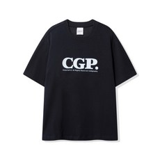 매장정품 CODEGRAPHY 코드그라피 CGP (우먼) 심플 스퀘어 반소매 티셔츠_다크네이비 CBEUWTS027DN00 843308