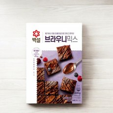 CJ 오후간식 전자렌지 간편조리 브라우니믹스 320g, 1개