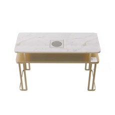 1인 네일테이블 시술대 집진기 그라인더 뷰티 케어, 1개, 0.85M 사각+무선충전x1