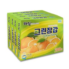 모두사 태상 크린장갑 위생장갑, 200개입, 4개