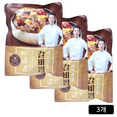 [홈쇼핑] 셰프 송훈 전통 소갈비찜, 3개, 600g