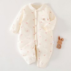 秋冬嬰兒連體棉襖薄棉服