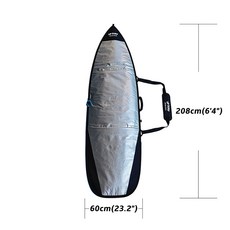 서핑 숏보드 가방 패들 보드 케이스 백팩 보관 커버, 208cm
