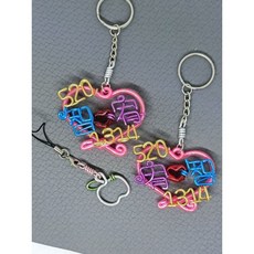 鋁飾不爽 情侶愛心 5201314 中文雙字 - 裝飾字母