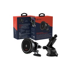 Meet Mind Magsafe 15W 無線磁吸製冷散熱車架 磁吸自動對位 可站立/夾式兩用 隨放隨充, 圓形, 圓形