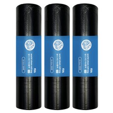 월드크린 위생롤백 검정 중 25cm x 35cm, 중(M), 200개입, 3개