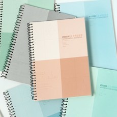 랄라지니 비팬시 수학 연습장 2등분 학습메모노트, 2등분(민트)