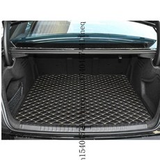 현재 세단 왜건 방수 스크래치 미끄럼 방지 보호 커버 자동차 트렁크 메인 매트, 1개, 4. Black Beige