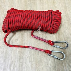 潛鯨 導潛繩 10mm 下潛繩 自潛浮球專用繩索 安全繩 靜力繩 導潛繩 浮水繩 潛水 登山, 紅色