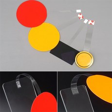 와블러 댕글러 1P 쇼카드, 1cm x 14cm, 투명, 1개