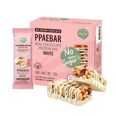 제로슈가 프로틴바 빼바 리얼초콜릿 프로틴바 화이트, 360g, 1개