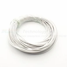 5미터 고온 저항 와이어 얇은 절연 0.75 평방 학위 케이블 FLRY-B 18AWG 자동차, 01 18AWG, 01 하얀색, 01 5미터, 1개