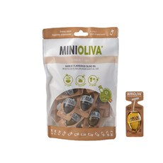 MINIOLIVA 蒜味風味特級初榨橄欖油 隨身包 8ml x 12入, 1個, 大蒜 8mlx12入 2027.02