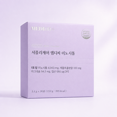 메디온 정품 서플리케어 엠디씨 이노시톨 4000mg 엽산 비타민B 153g, 30회분, 5.1g, 1개