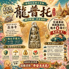 昌海寺 龍普托 小吊墜 泰國南部傳奇聖物, 1個