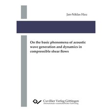 (영문도서)On the basic phenomena of acoustic wave generation and dynamics in compressible... Paperback, Cuvillier, English, 9783736994836 Cuvillier, English, 9783736994836