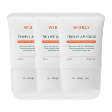 와이즐리 탈모 브러쉬 두피 트리바이브 앰플, 3개, 100ml