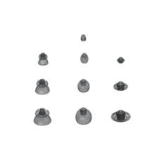 포낙/유니트론 정품 보청기 고무돔 이어돔 이어팁 1ea, 1개, Power dome / m