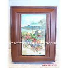 ︵House傢飾︵立體版畫木框KEY BOX鑰匙收納盒(蔬果車)【限量款/新發售】, 1個