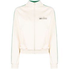 MSGM 로고 프린트 집업 스웨트셔츠