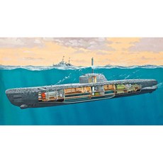 BV5078 1/144 Deutsches U-Boot Typ XXI mit Interieur, 1개