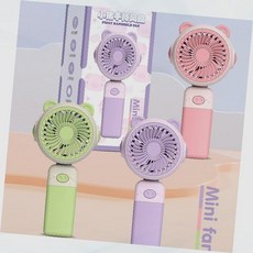 돼지코 경량 손풍기 휴대용 선풍기 초소형 포켓 냉풍기, 상세페이지 참조, 퍼플