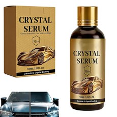 PTZ 크리스탈 에센스 자동차용 그래핀 세라믹 코팅 9H 경도 스프레이 코팅 자동차 페인트 유리 및 휠용 크리스탈 광택 자동차 코팅 액체 간이 DIY 자동차 관리 키트, 1Pcs