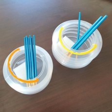 미술준비물 미술용 접이식 워터컨테이너 물통 아트 페인팅 용품, 본상품