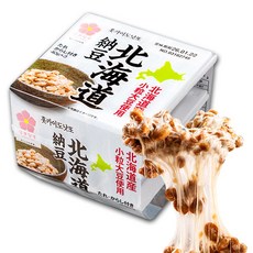 NonGMO 훗카이도 프리미엄 낫또 일본 음식 식품 간식, 60개, 40g