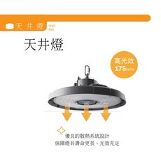 天井燈 高光效175lm/w 100w/150w/200w 白光 一年保固, 1個, 100w