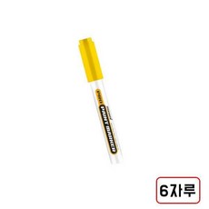 모나미 페인트마카 6자루, 1세트, 1색, (노랑/N2826340) 6자루