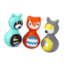 미니오뚝이장난감 세트 동물 오뚜기 완구 랜덤 IQ EQ, 1개