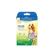 "3貓2館" Francodex 法國法典 綠野防水頸圈 小型犬 中型犬 大型圈, 1個, 中型犬項圈(新包裝)