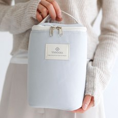 와이엠마마 신생아 이유식 휴대용 보냉가방 데일리 쿨러백 심플보냉백, 소라