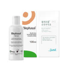 삼일 블레파졸 100ml + 순면부직포 80포, 무색무향, 1개