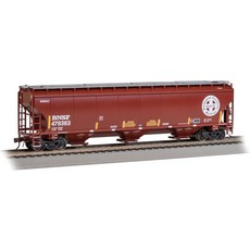 바흐만 트레인즈 트리니티 56 3베이 커버 호퍼 BNSF 479363 서클 크로스 HO 스케일