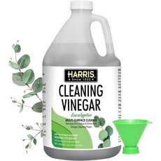 HARRIS다목적 세정제 욕실 다목적 청소 거울 세면대 화장실 해리스 식초 다용도 가정용 표면 청소기 128oz 레몬, Eucalyptus, 1개