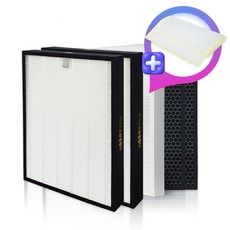 [필터왕국]위닉스 타워XQ500 공기청정기 AGX590W-W5필터 2SET, 타워XQ 일반형 2세트(헤파+탈취), 1개