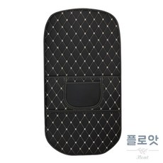 차량 뒷시트 보호커버 후면 포켓 자국방지 매트 패드, 1개