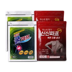 대일제약 뉴 쿨파프 5매입 2개 + 신신 파프 핫 5매입 2개 핫쿨파스 총 20매 세트, 1개