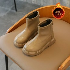 女童馬丁靴 加絨秋冬寶寶鞋 洋氣兒童短靴
