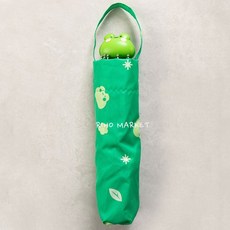 Daiso 三折手動傘, 1個, 三折手動傘 青蛙, 青蛙綠色